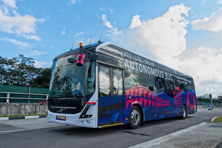 The Volvo AB - Driverless Bus