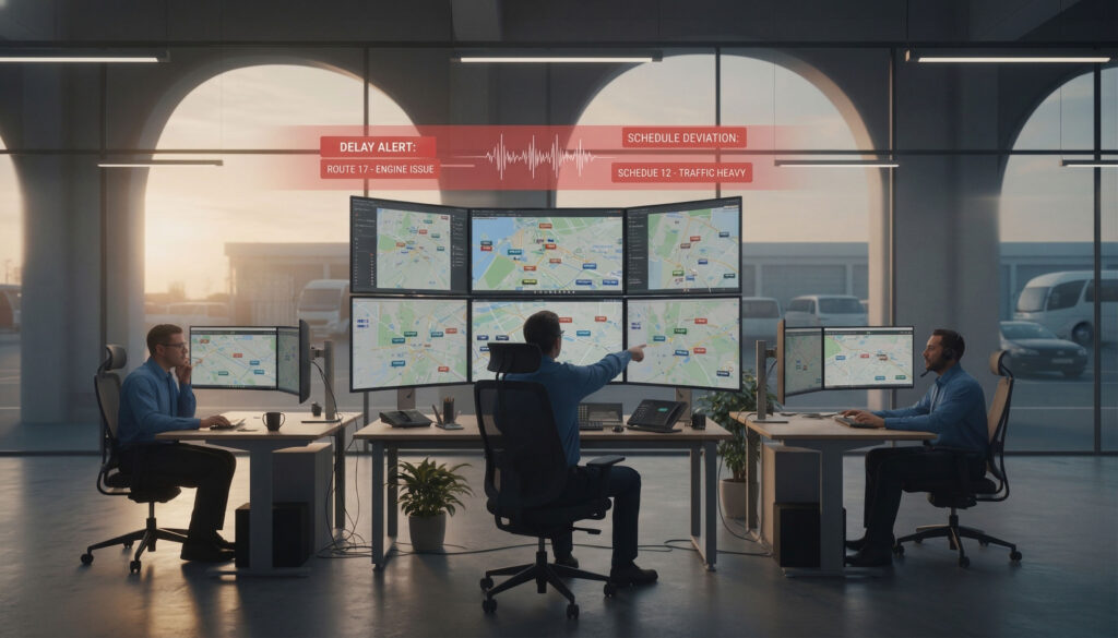Exceptions Screen: Real-Time Fleet Visibility That Prevents Delays Before They Happen
